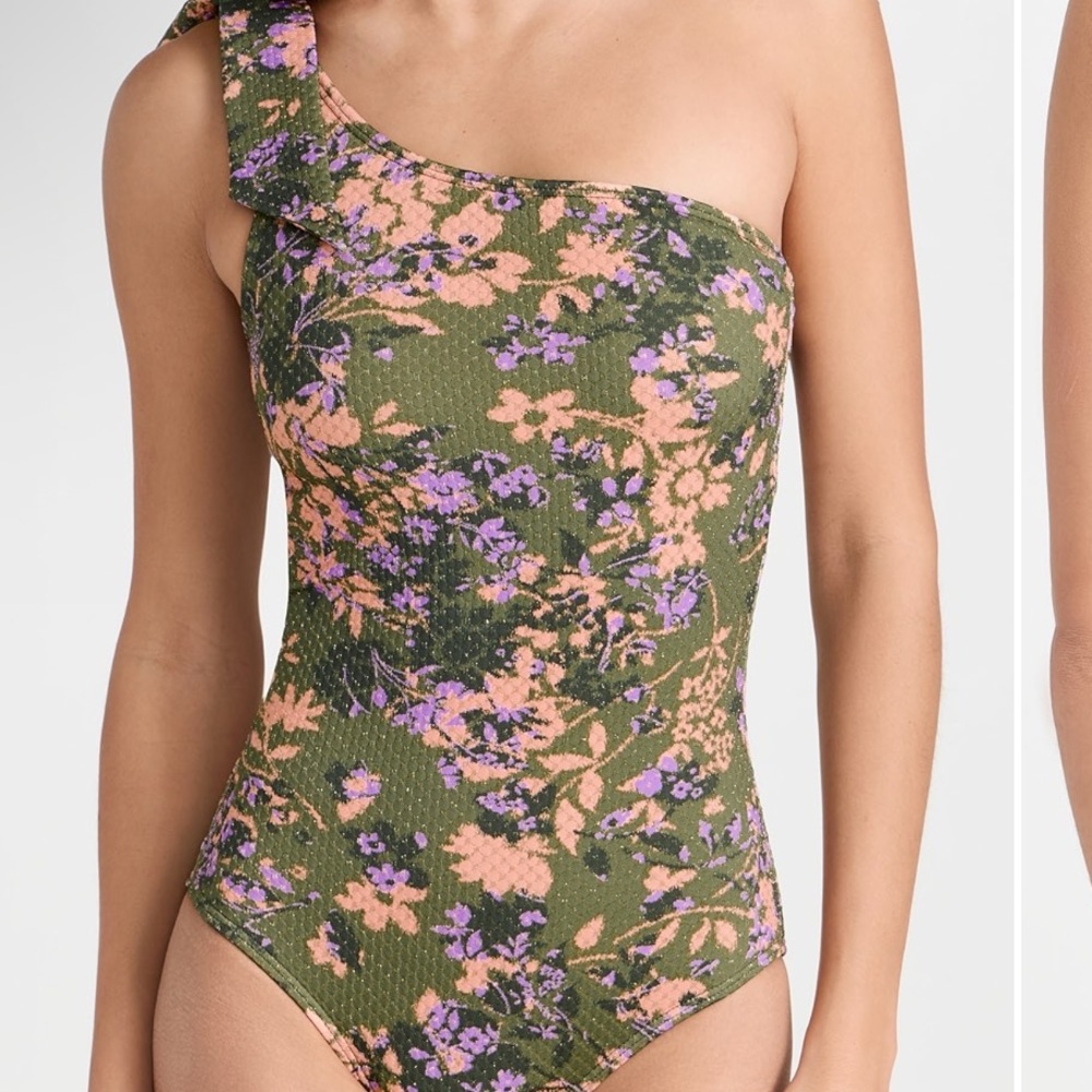 Shoshanna One Tie Floral Swimwear NEW